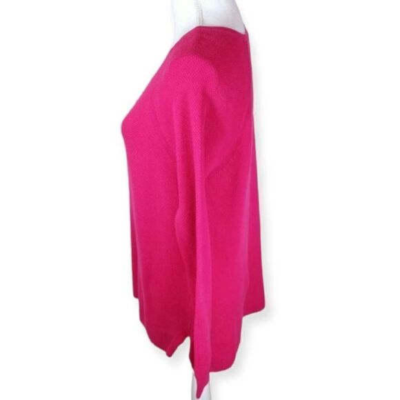 GAP HOT PINK V-NECK PULLOVER SZ.L EUC. - Picture 3 of 5